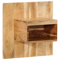 Mesa de cabeceira 50x27x50 cm madeira de acácia maciça