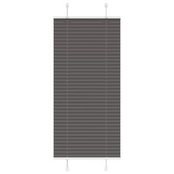 Preto plissada cega 60x100 cm largura tecido 59,4 cm poliéster