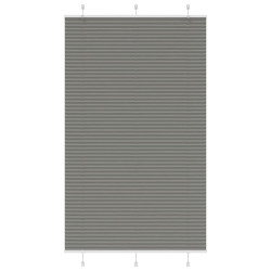 Antracite plissada cega 120x200 cm largura tecido 119,4 cm