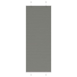 Antracite plissada cega 80x200 cm largura tecido 79,4 cm