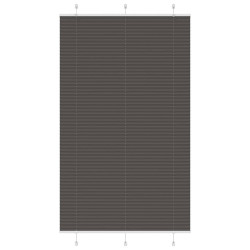 Preto plissada cega 120x200 cm largura tecido 119,4cm poliéster