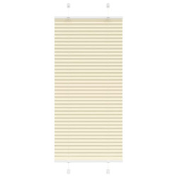 Creme plissada cega 60x150 cm largura tecido 59,4 cm poliéster