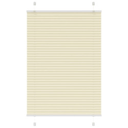 Creme plissada cega 95x150 cm largura tecido 94,4 cm poliéster