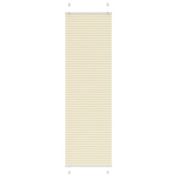 Creme plissada cega 55x200 cm largura tecido 54,4 cm poliéster