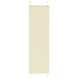 Creme plissada cega 65x200 cm largura tecido 64,4 cm poliéster