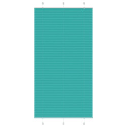 Gasolina verde plissada cega 105x200 cm largura tecido 104,4cm