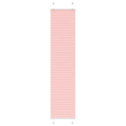 Rosa plissada cega 50x200 cm largura tecido 49,4 cm poliéster