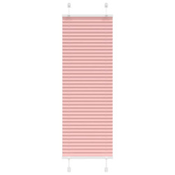 Rosa plissada cega 40x150 cm largura tecido 39,4 cm poliéster