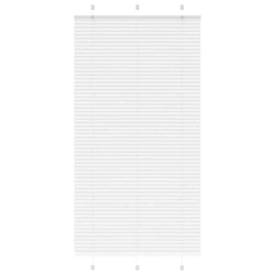 Branco plissada cega 105x200cm largura tecido 104,4cm poliéster