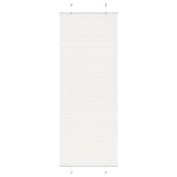 Branco plissada cega 70x200 cm largura tecido 69,4 cm poliéster