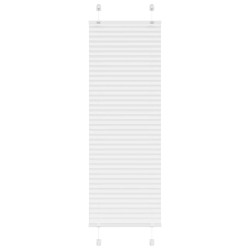Branco plissada cega 45x150 cm largura tecido 44,4 cm poliéster