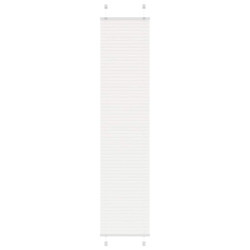 Branco plissada cega 40x200 cm largura tecido 39,4 cm poliéster