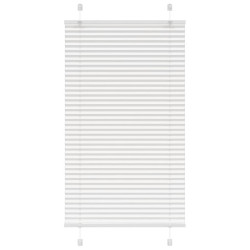 Branco plissada cega 70x150 cm largura tecido 69,4 cm poliéster