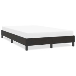 Estrutura de cama sem colchão 120x210 cm veludo preto