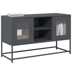 Móvel de TV 100,5x39x60,5 cm aço antracite
