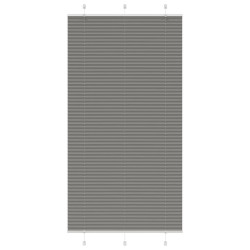 Antracite plissada cega 110x200 cm largura tecido 109,4 cm