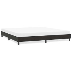 Estrutura de cama sem colchão 180x220 cm veludo preto