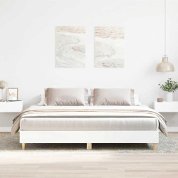 Estrutura de cama sem colchão 180x200 cm branco