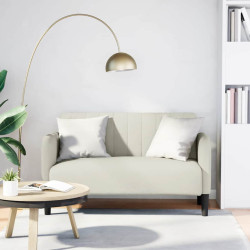 Sofá-luvas 109 cm veludo creme