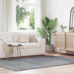 Tapete shaggy de pelo alto navarra 160x230 cm cinzento-claro