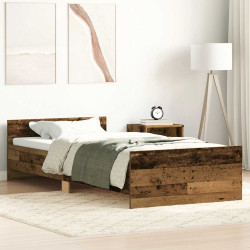 Estrutura de cama sem colchão 100x200cm derivados de madeira