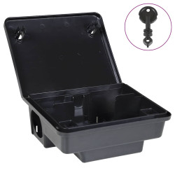 Armadilhas para ratos 4 pcs preto 23x19x9,5 cm
