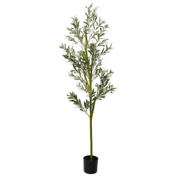 Oliveira artificial 800 folhas 200 cm verde