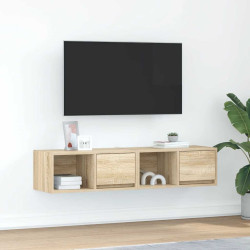 Móveis de TV 2pcs 60x31x25,5cm deriv. madeira carvalho sonoma