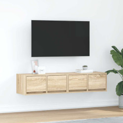 Móveis de TV 2pcs 60x31x25,5cm deriv. madeira carvalho sonoma