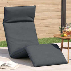 Espreguiçadeira dobrável 175x54x8,5 cm tecido oxford antracite