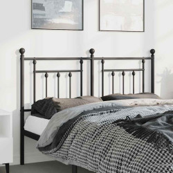 Cabeceira de substituição 150 cm metal preto