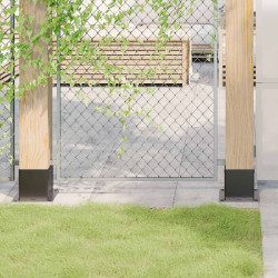 Bases de coluna quadradas 12 peças 141x141mm aço revestido a pó