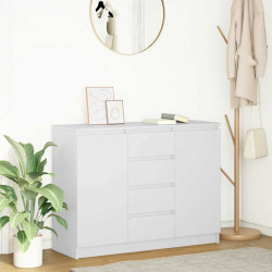 Aparador c/ gavetas 100,5x35x76 cm derivados de madeira branco