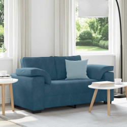 Sofá-luvas 160x77x82 cm veludo azul
