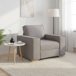 Sofá-cadeira taupe 100x78x84 cm tecido
