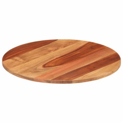 Tampo de mesa redondo madeira de acácia maciça 15-16 mm 40 cm