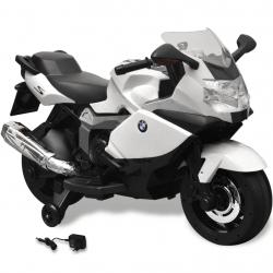 Motocicleta eléctrica BMW 283 para crianças- branca 6V - Imagen 1