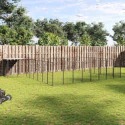 Canil 20,57 m² aço preto