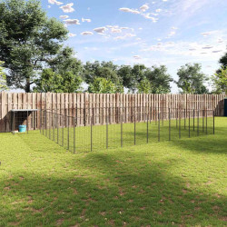 Canil 37,51 m² aço preto