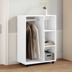 Roupeiro 80x40x110 cm derivados madeira branco