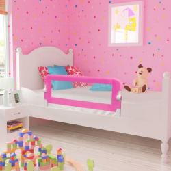 Toddler Barra de segurança para cama 102 x 42 cm rosa - Imagen 1