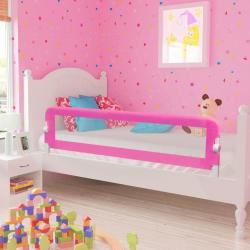 Toddler Barra de segurança para cama 150 x 42 cm rosa - Imagen 1