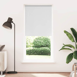 Cortina de rolo blackout 84,4x230 cm, largura do tecido 80 cm, branca