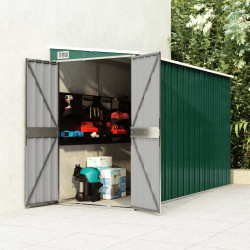 Abrigo suspenso p/ jardim 118x288x178 cm aço galvanizado verde
