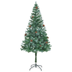 Árvore de natal artificial com pinhas 180 cm