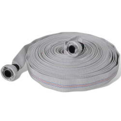 Mangueira de incêndio lisa 20 m com acoplamentos d-storz 2,54cm