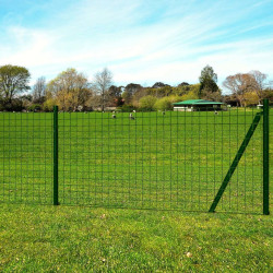 Cerca 25x1 m aço verde
