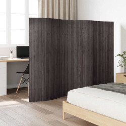 Biombo/divisória de sala largura 250 cm altura 165 cm bambu cinzento