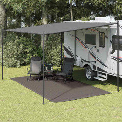 Tapete de campismo para tenda 250x400 cm antracite