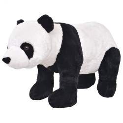Brinquedo de montar panda peluche preto e branco xxl
